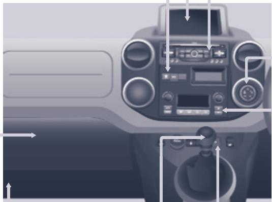 PEUGEOT Partner Phase 2 (2012-2015) - POSTE DE CONDUITE - 6
