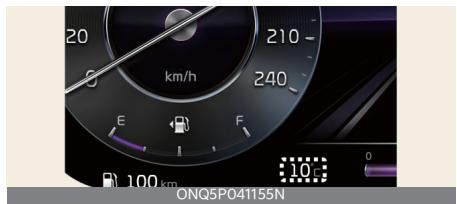 KIA Telluride Phase 2 (2023) - Jauge de température extérieure - 2