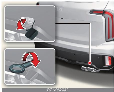 KIA Telluride Phase 2 (2023) - Crocket de remorquage amovible - 3