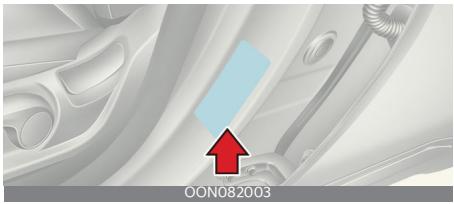 KIA Telluride Phase 2 (2023) - Étiquette de spécification et de pression des pneus - 1