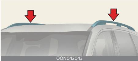 KIA Telluride Phase 2 (2023) - Galerie de toit (selon l'équipment) - 2