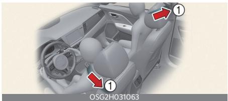 KIA Telluride Phase 2 (2023) - Ceinture de sécurité à tendeur - 1