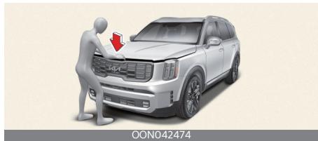 KIA Telluride Phase 2 (2023) - Fermetre du capot - 1