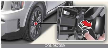 KIA Telluride Phase 2 (2023) - Remplacement d'un pneu - 1