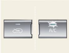 KIA Telluride Phase 2 (2023) - Désembuage de l'intérieur du pare-brise avec le système de commande de climatisation manuelle - 4