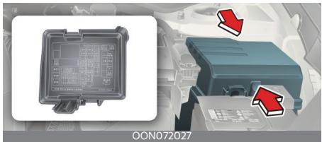 KIA Telluride Phase 2 (2023) - Panneau de fusibles du compartmente ment moteur - 1