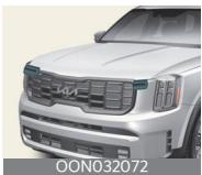 KIA Telluride Phase 2 (2023) - Capeurs de collision des coussins gonflables - 3
