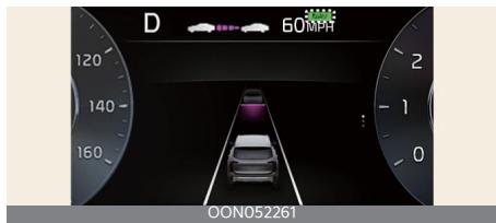 KIA Telluride Phase 2 (2023) - Mise en veille du régulateur de vitesse intelligent basé sur la navigation - 1
