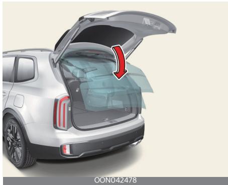 KIA Telluride Phase 2 (2023) - Fermeture du hayon à commande manuelle - 1