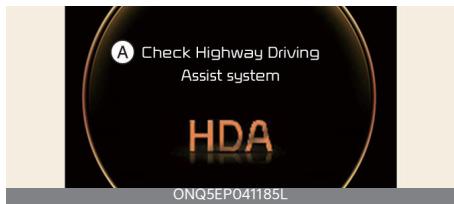 KIA Telluride Phase 2 (2023) - Dysfonctionnement du système d'assistance à la conduite sur autoroute - 1