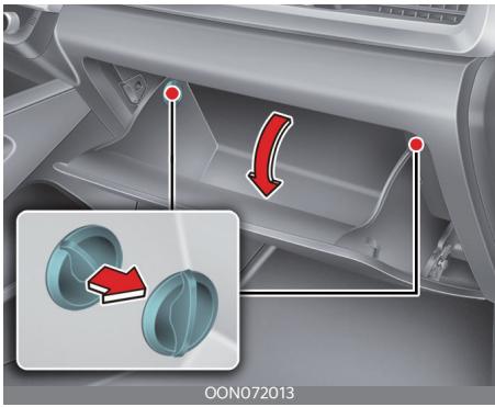 KIA Telluride Phase 2 (2023) - Inspection et remplacement du filtré à air du climatiseur - 1