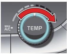 KIA Telluride Phase 2 (2023) - Dégivrage de l'extérieur du pare-brise avec le système de commande de climatisation manuelle - 2