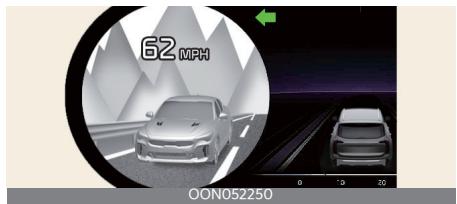 KIA Telluride Phase 2 (2023) - Écran de surveillance des angles morts (BVM) (selon l'équipement) - 1