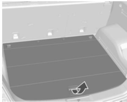 OPEL Antara Phase 2 (2010-2014) - Ouverture du cache-bagages - 2