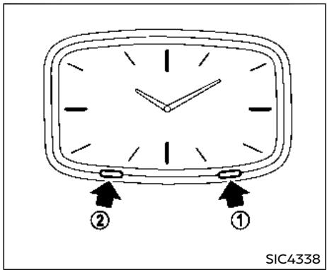 INFINITI Q70 (2018) - HORLOGE - 1
