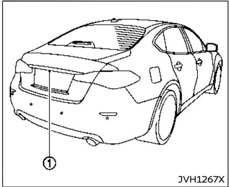 INFINITI Q70 (2018) - AVERTISSEMENT - 1