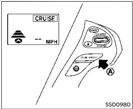 INFINITI Q70 (2018) - Fonctionnement du mode de contrôle de distance d'un vehicule à l'autre - 5