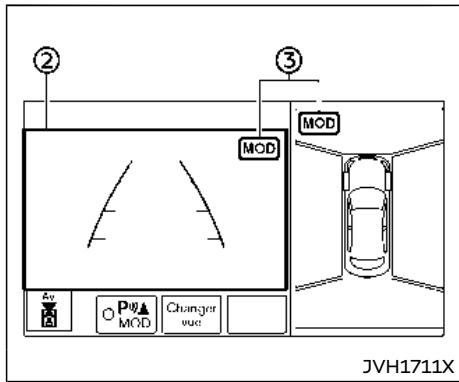 INFINITI Q70 (2018) - FONCTIONNEMENT DU SYSTEME MOD - 2