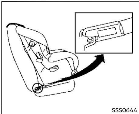 INFINITI Q70 (2018) - Sangles d'attache d'extension LATCH - 1