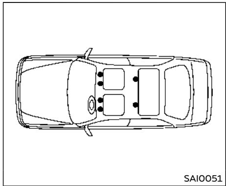 INFINITI Q70 (2018) - Installation des tapis de sol - 1