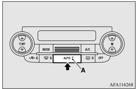 TEMP MODE A/C AUTO OFF A AFA116268