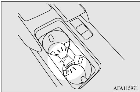 MITSUBISHI Eclipse Cross (2017-2021) - Éclairage intérieur à DEL (porte-boisson avant) - 1