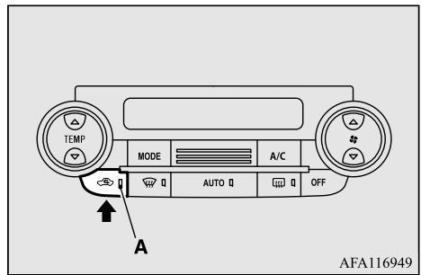 TEMP MODE A/C AUTO OFF A AFA116949