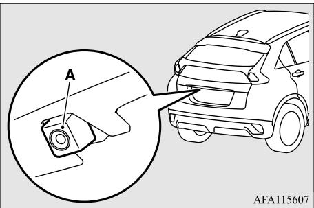 MITSUBISHI Eclipse Cross (2017-2021) - Emplacement de la caméra de recul - 1
