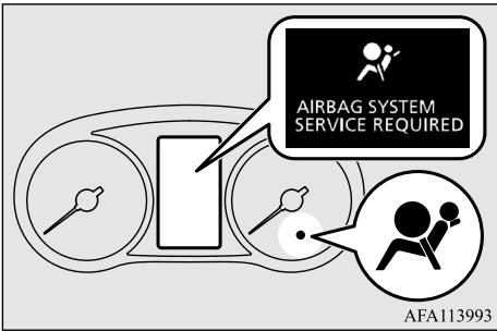 AIRBAG SYSTEM SERVICE REQUIRED AFA113993