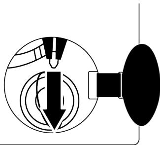 INDESIT IM642MYTIMEFR1 - Ouverture de la porte de chargement en cas de panne électrique : - 4