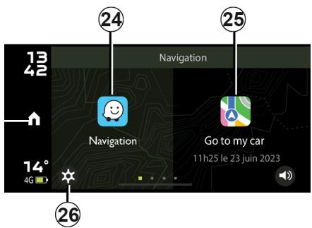 DACIA Media Control (2023) - Mode de navigation - 1