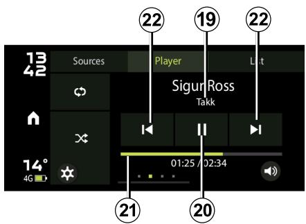 DACIA Media Control (2023) - Application smartphone DACIA MEDIA control : MONDE AUDIO - 1