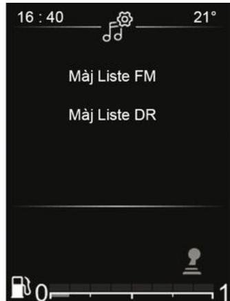 DACIA Media Control (2023) - Réglages de la radio - 1