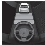 VOLVO XC90 2 Phase 2 (2019-2023) - Position de la voiture sur la voie - 2