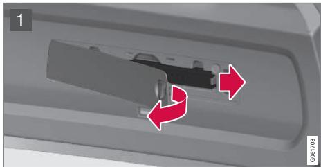 VOLVO XC90 2 Phase 2 (2019-2023) - Dépliez le triangle de présignalisation - 1