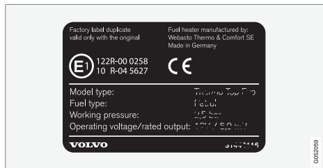 VOLVO XC90 2 Phase 2 (2019-2023) - Désignations de type - 4