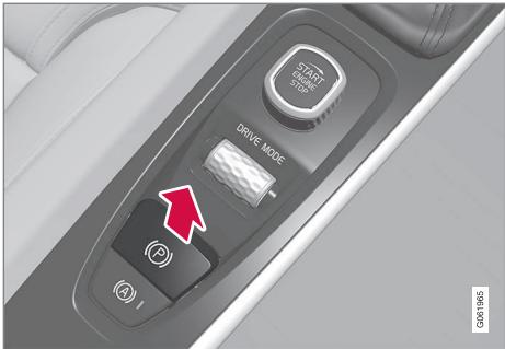 VOLVO XC90 2 Phase 2 (2019-2023) - Serrer le frein de stationnement - 1