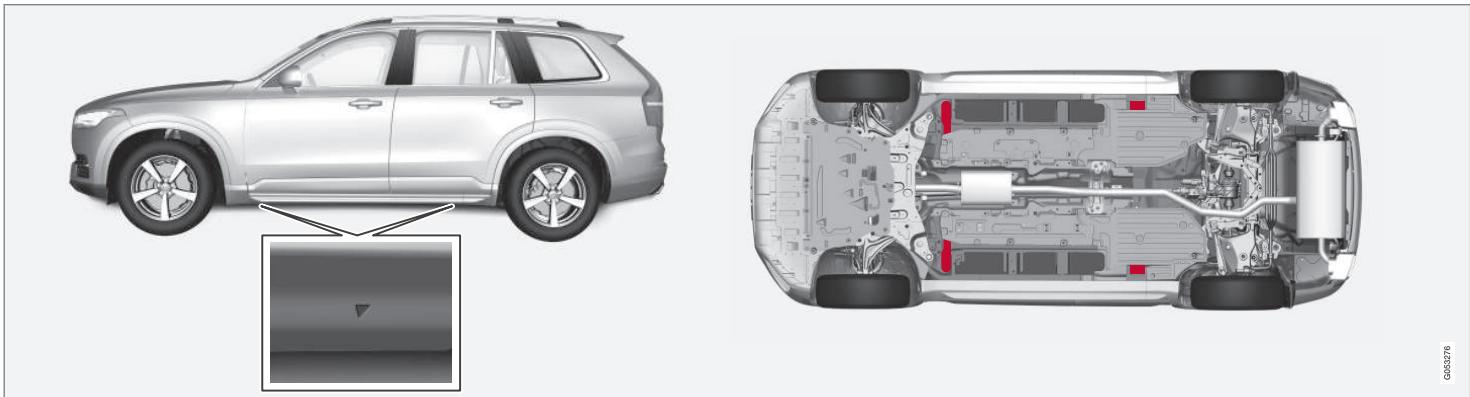 VOLVO XC90 2 Phase 2 (2019-2023) - Lever la voiture - 1