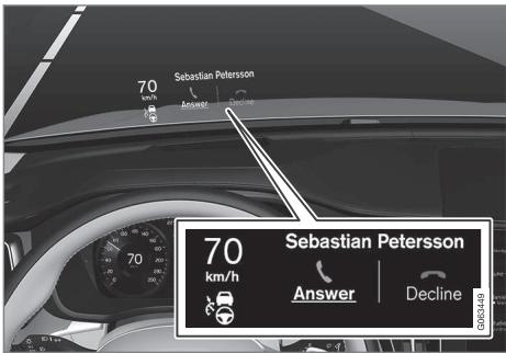 VOLVO XC90 2 Phase 2 (2019-2023) - Affichage tête haute - 1
