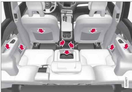 VOLVO XC90 2 Phase 2 (2019-2023) - Voiture à sept sleighs - 1