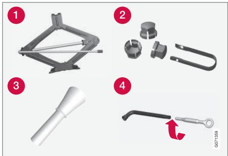 VOLVO XC90 2 Phase 2 (2019-2023) - Kit d'outillage - 1