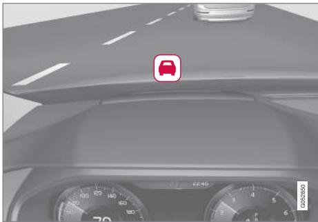 VOLVO XC90 2 Phase 2 (2019-2023) - City safety sur l'affichage tête haute - 1
