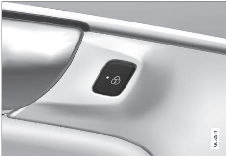 VOLVO XC90 2 Phase 2 (2019-2023) - Verrouiller avec le bouton de la porte arrière - 1
