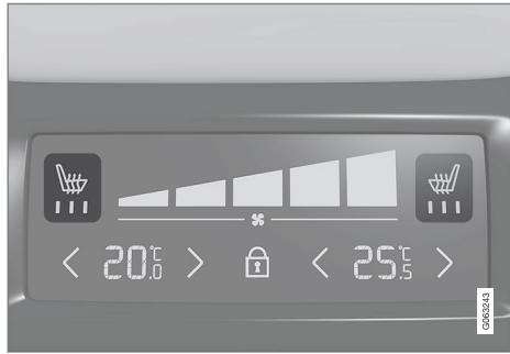 VOLVO XC90 2 Phase 2 (2019-2023) - Activer et désactiver la banquette - 1