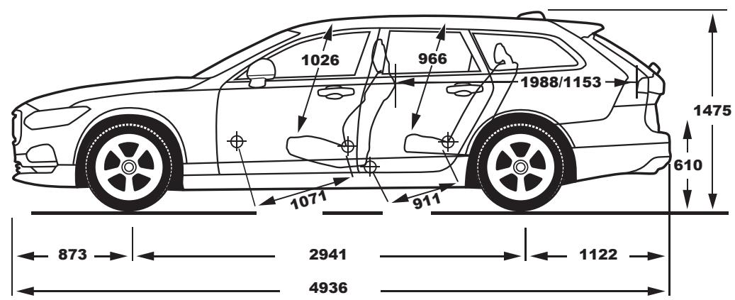 VOLVO V90 2 Phase 1 (2016-2020) - Accessoires chargement et protection. - 3
