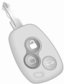 OPEL Movano B Phase 1 (2010-2020) - Déverrouillage avec la télécommande à 3 boutons - 1