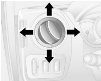 OPEL Movano B Phase 1 (2010-2020) - Bouches d'áération réglibres - 2