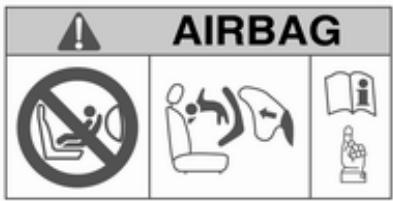 OPEL Movano B Phase 1 (2010-2020) - Systèmes de sécurité pour infant sur le siège passager avant avec systèmes d'airbag - 1