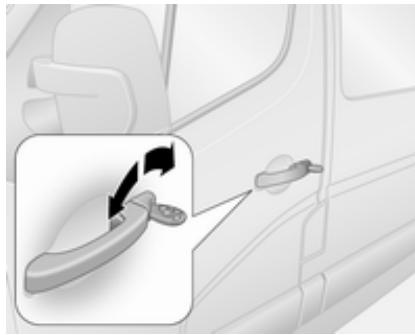 OPEL Movano B Phase 1 (2010-2020) - Serrures manuelles de porte - 1