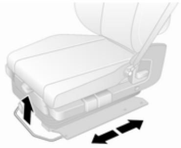 OPEL Movano B Phase 1 (2010-2020) - Réglage longitudinal du siège à suspension - 1